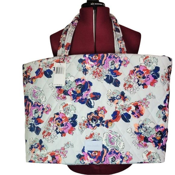 Vera Bradley Exuberant Floral Large Tote - Picture 1 of 10